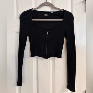 Pacsun Crop Top with Zipper